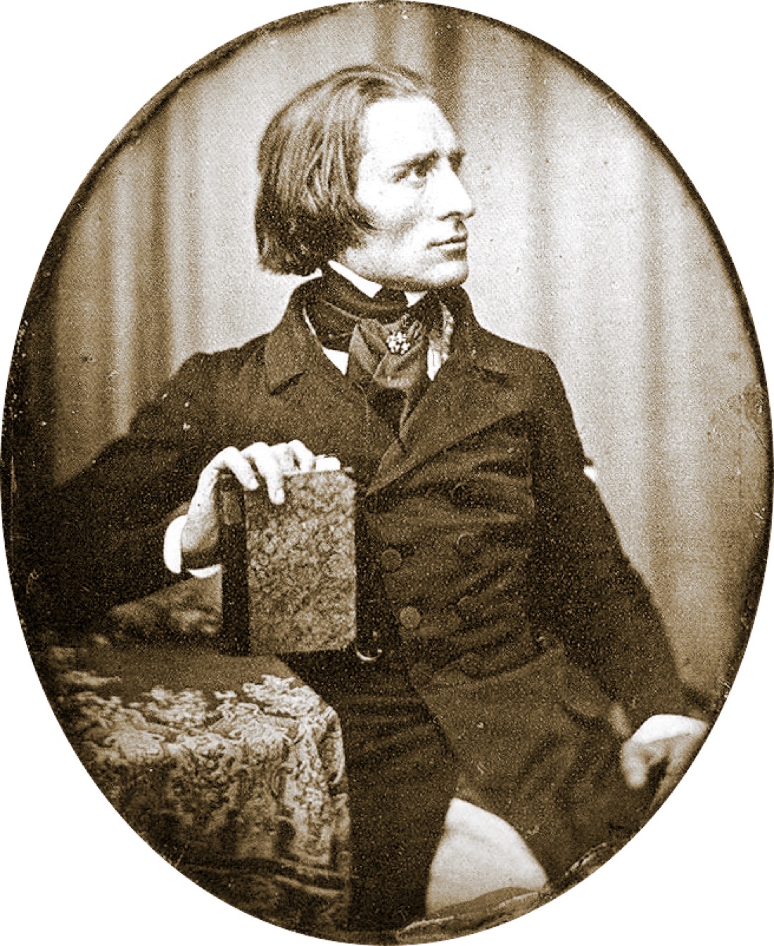 Franz Liszt, 1843 daguerreotype