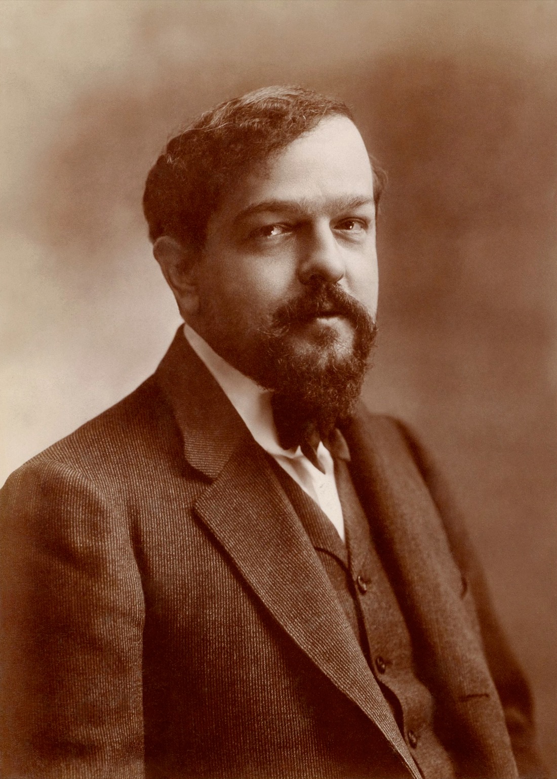 Claude Debussy, photograph by Atelier Nadar