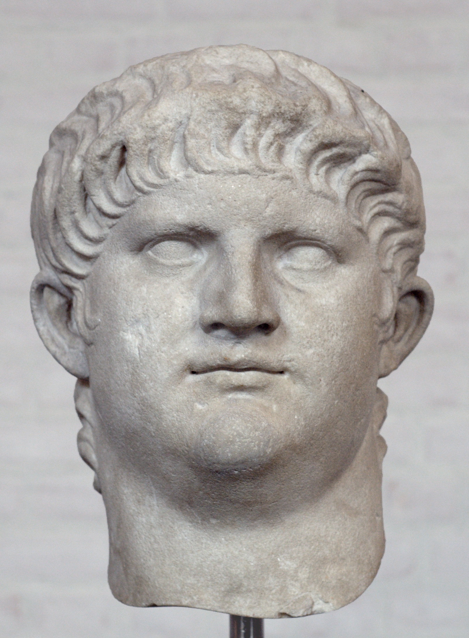 Marble bust of the emperor Nero, Glyptothek, Munich